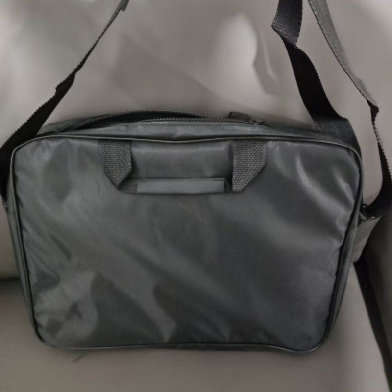 Torba za laptop od Oxford tkanine, preko ramena, unisex, podstava od poliestera, monohromatski uzorak
