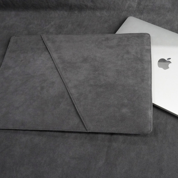 Θήκη λάπτοπ Alcantara, εσωτερική επένδυση από καμβά, Αστικός μινιμαλισμός, Άνοιξη 2025