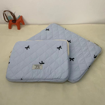 Torba za tablet s izvezenom mašnicom, vodootporan najlon, ultra lagana, životinjski uzorak, podstava od najlona, unisex (Vodootporan najlon, Ultra lagan, Životinjski uzorak)