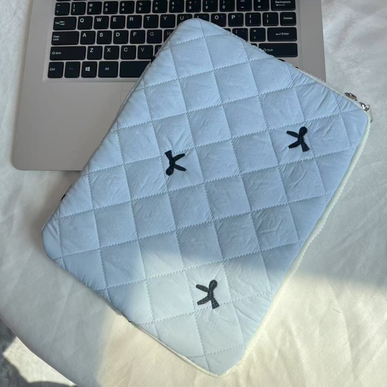Torba za tablet s izvezenom mašnicom, vodootporan najlon, ultra lagana, životinjski uzorak, podstava od najlona, unisex (Vodootporan najlon, Ultra lagan, Životinjski uzorak)