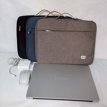 Funda tablet cu stil servietă – husă din canvas impermeabil, căptușeală din bumbac, stil business elit, design portabil tip servietă