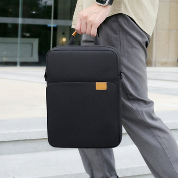 Unisex torba za tablet s prugastim Oxford platnom, unutarnja podstava od poliestera, jesen 2024