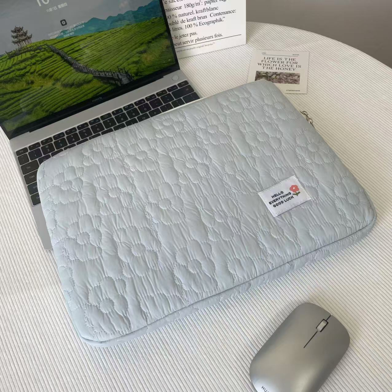 Najlon torbica za iPad/tablet s vezom oblaka, prostor za prijenosno računalo, 11–15 inča