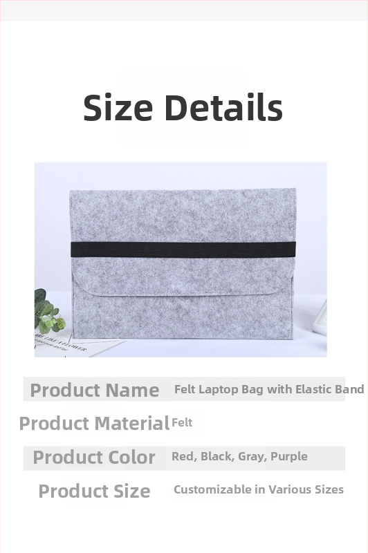 Husă din fetru pentru tabletă, cu căptușeală respirabilă și rezistentă la uzură, model în dung, stil de călătorie