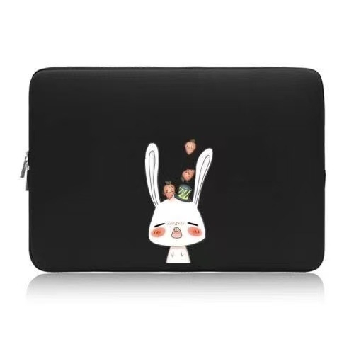 Torba za laptop od diving tkanine, vodootporni zaštitni navlaka, cvjetni uzorak, poliester podstava, proljeće 2025, ženski gradski stil