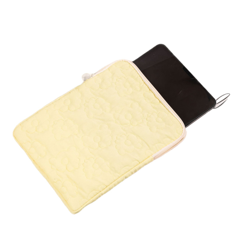 Lychee tablet táska, légáteresztő és ütésálló, virágos mintázat, poliészter bélés, tél 2025