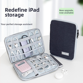 Nepremokavá taška z Oxfordu na káble, power bank a tablety (Polyesterová podšívka • Unisex • Mestský minimalistický dizajn)