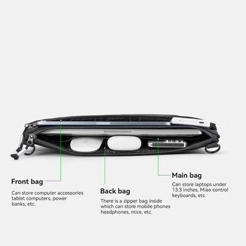 Torba za laptop — prozračna, ultra lagana, poliester, brend Oems