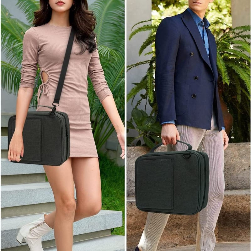 Geantă Qi Hong pentru tabletă — stil urban minimalist, nailon, protecție anti-furt și antișocuri, căptușeală din poliester.