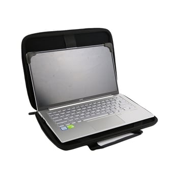 Geantă EVA pentru tabletă și laptop — rezistență la șocuri, închidere cu fermoar, mâner moale, material EVA, cod Lt-dnb29