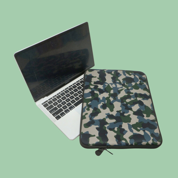 Chengda iekšējā soma portatīvajam datoram un planšetdatoram no niršanas materiāla, kamuflāžas raksts, neilona odere, ultraviegla, izturīga pret nodilumu un skrāpējumiem