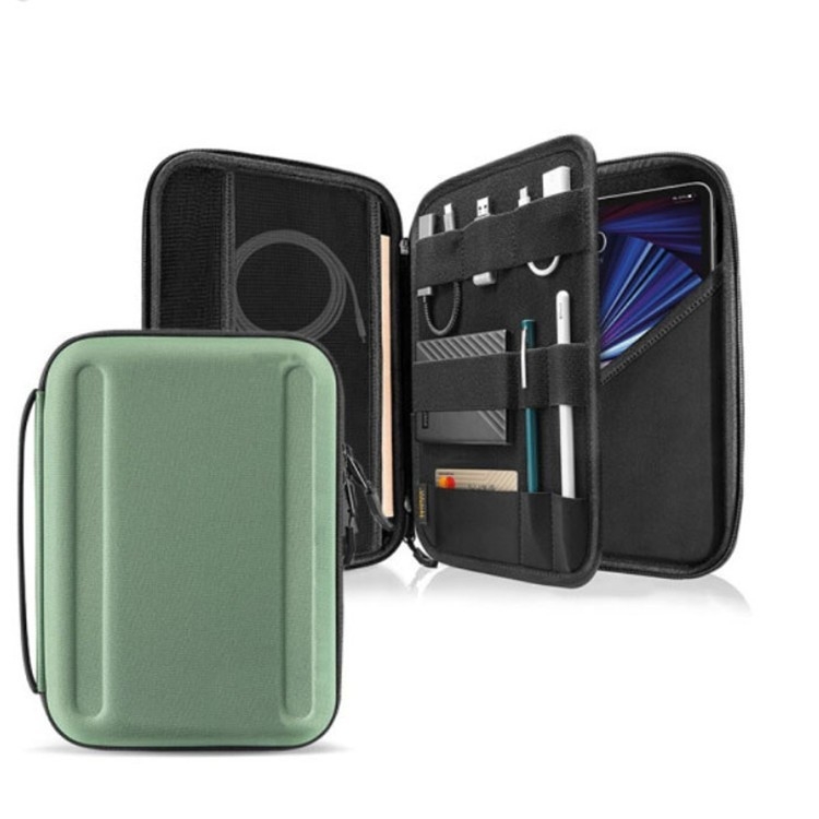 Carcasă de protecție pentru iPad Pro cu husă EVA rigidă și căptușeală interioară (Material: EVA; Căptușire: poliester; Funcție: rezistență la cutremure; Primăvara 2025; Brand: Weipingcheng)