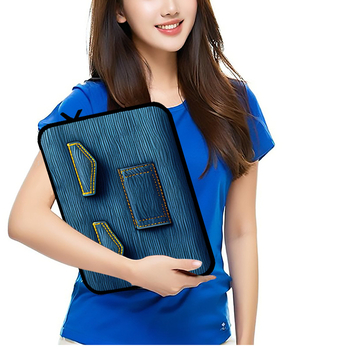 Husa protectoare pentru laptop și tabletă – impermeabilă, ultraușoară, material diving cloth, căptușeală din poliester, unisex, stil urban minimalist