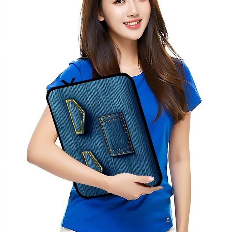 Husa protectoare pentru laptop și tabletă – impermeabilă, ultraușoară, material diving cloth, căptușeală din poliester, unisex, stil urban minimalist