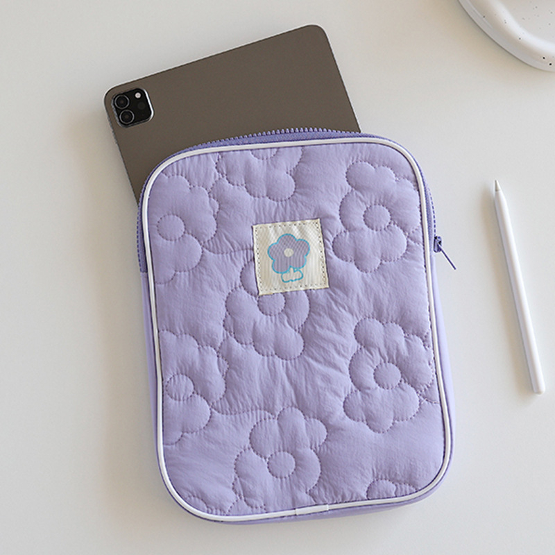 Geantă pentru tabletă din nylon impermeabil, stil clutch, închidere cu fermoar, interior cu plasă tip grilaj închis, lansare iarnă 2023, pentru uz școlar