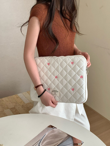 Taška na tablet na uloženie z nylonu, vnútorná látka z polyesteru, jar 2025, unisex, svieži a sladký štýl