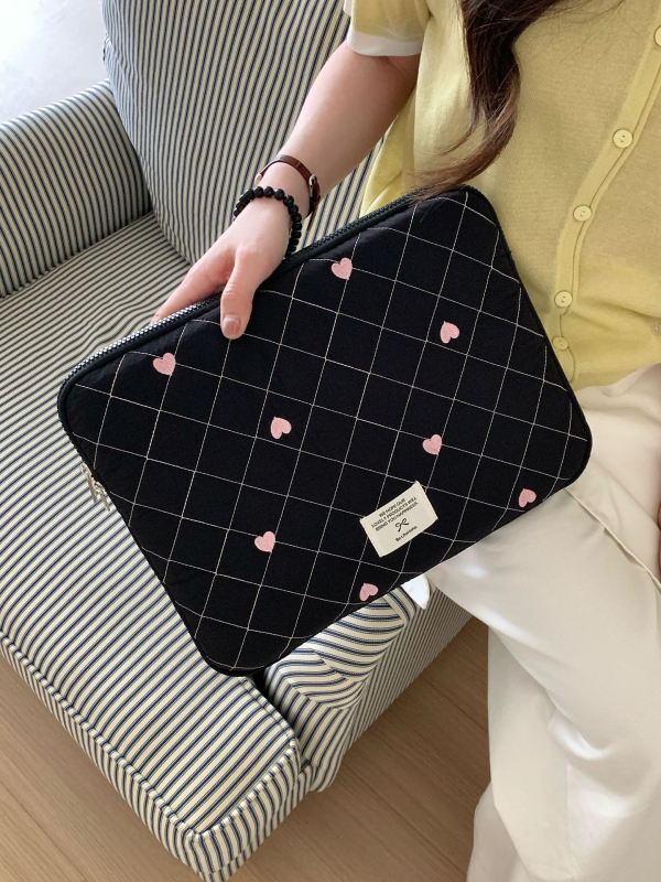 Taška na tablet na uloženie z nylonu, vnútorná látka z polyesteru, jar 2025, unisex, svieži a sladký štýl