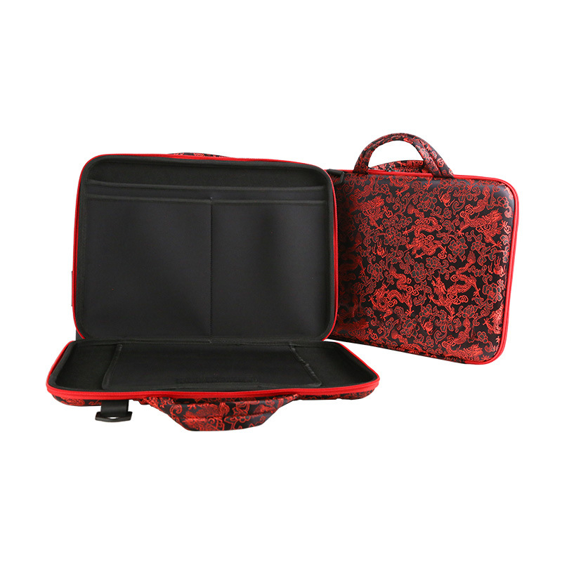 Geantă pentru tabletă - EVA material, respirabilă, impermeabilă, model geometric, unisex