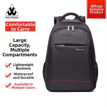 Laptophoz való hátizsák, poliészter, cipzár, vízálló és kopásálló