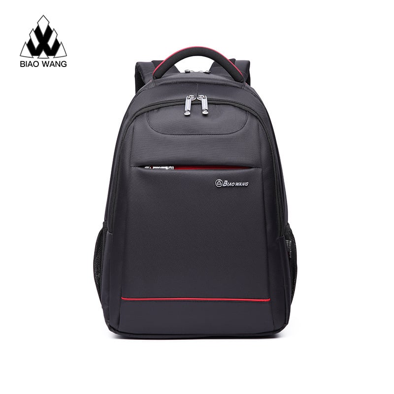 Laptophoz való hátizsák, poliészter, cipzár, vízálló és kopásálló