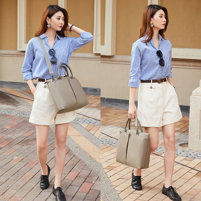 Shouldcat üzleti irattáska 13–15 hüvelykes laptopokhoz, poliészter, cipzár, vízálló