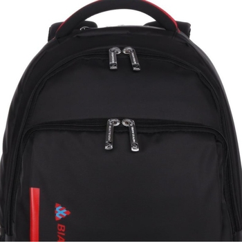 Nylon hátizsák laptophoz, vízálló felület, cipzáras zárás, rekesz laptop, zsebek telefon/ID, kompatibil notebook/tablet