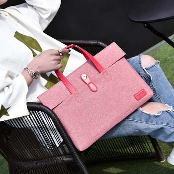 Laptoptáska belső béléssel, Koreai-stílusú egyszerű üzleti táska, Oxford anyagból, cipzáras nyitás, vízálló és kopásálló
