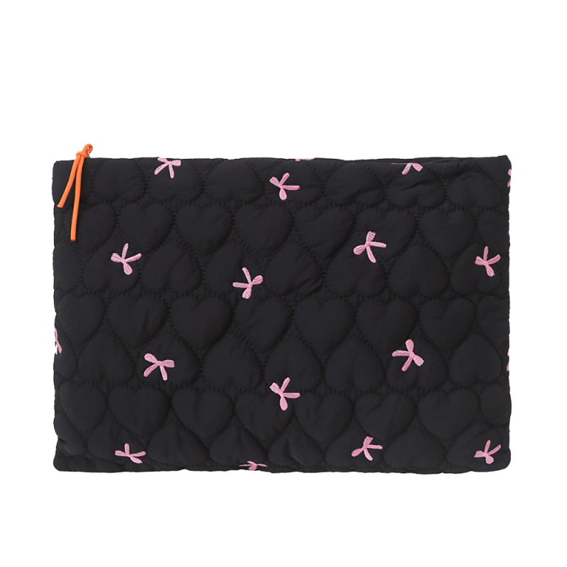 Husă pentru laptop – ultra-ușoară, rezistentă la șocuri, din nylon, model carouri, căptușeală poliester, pentru femei