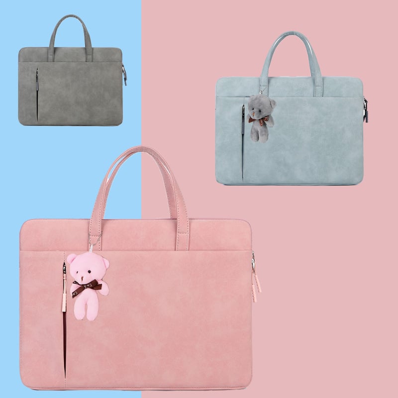 Geantă impermeabilă din PU pentru laptop și tabletă, unisex, respirabilă, rezistentă la uzură, protecție la șocuri