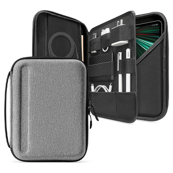 Carcasă protecție pentru iPad Pro, husă EVA dură, rezistentă la cutremure, căptușeală din poliester, lansare vară 2024, Samdo