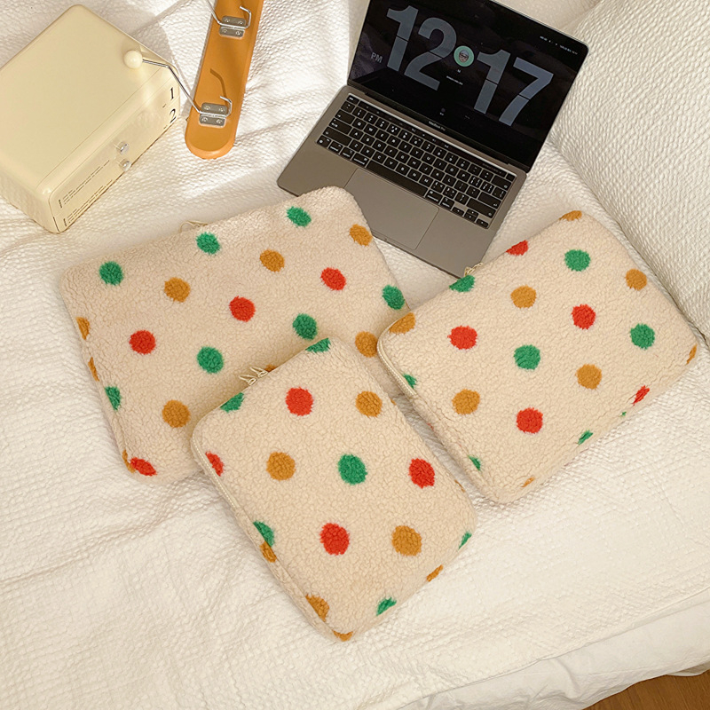 Θήκη λάπτοπ 11 ιντσών με ρίγες, εξωτερικό βαμβάκι, επένδυση πολυεστέρα, αναπνεύσιμη