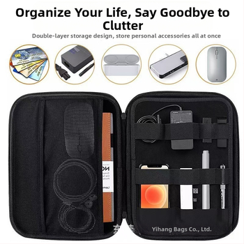 Surface Pro 7 ochranný pevný obal EVA úložná taška (Model 127 • Nosnosť 101 • Šitie • Viacúčelový)