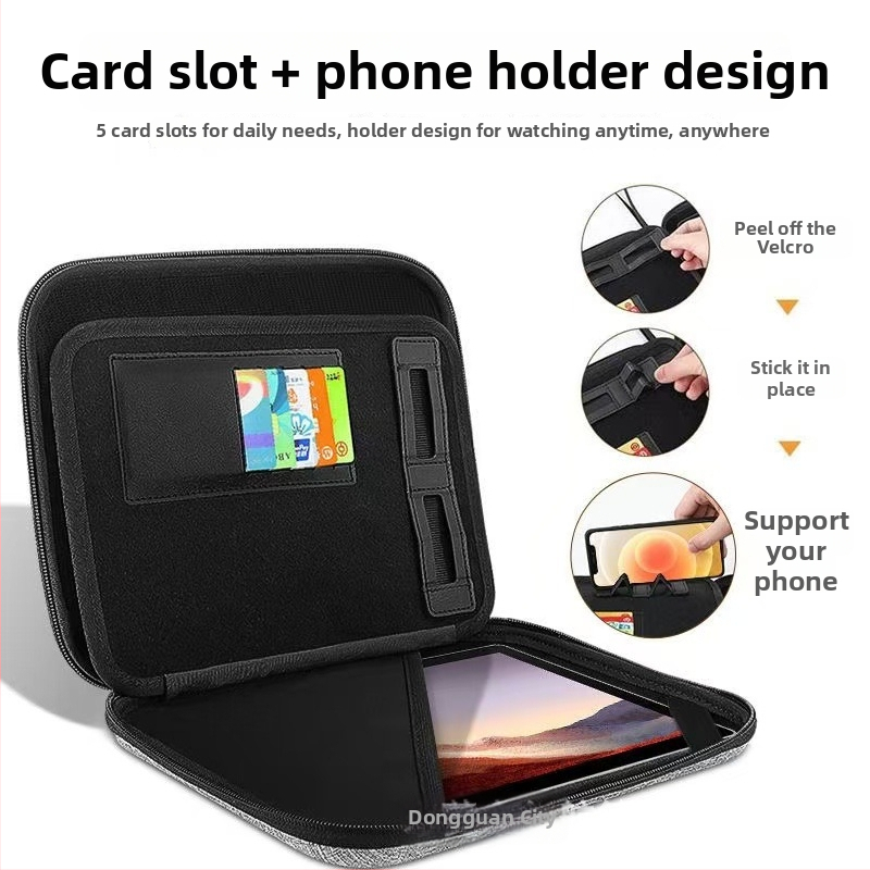 Surface Pro 7 ochranný pevný obal EVA úložná taška (Model 127 • Nosnosť 101 • Šitie • Viacúčelový)