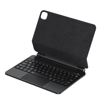 Vezeték nélküli Bluetooth billentyűzet háttérvilágítással érintéses gépeléshez iPad Pro 12,9", Air 4/5/6 és Pro 11-hez, mágneses lebegő dizájn