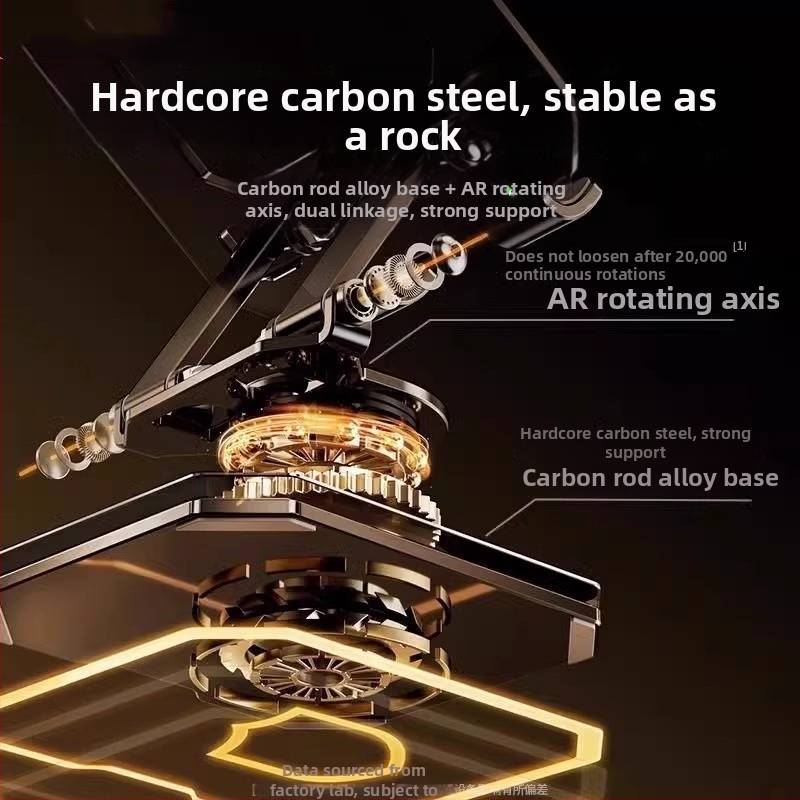 Kovová stojan na tablety s rotáciou 360°, skladacia stolová podpora pre iPhone, iPad a iPod touch