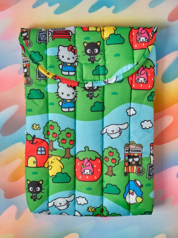 Puzdro na tabletu a notebook – Oxford látka, priedušná, vodeodolná, ultra ľahká; výstelka polyester; anime vzor; pre ženy