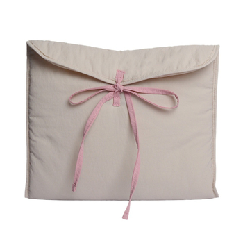 Geantă cu curea funda pentru laptop și tabletă, impermeabilă, ultra-ușoară, cu căptușeală din nailon, stil balet, pentru femei