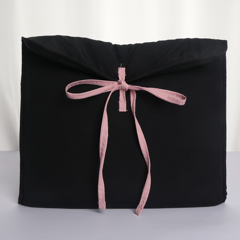 Geantă cu curea funda pentru laptop și tabletă, impermeabilă, ultra-ușoară, cu căptușeală din nailon, stil balet, pentru femei