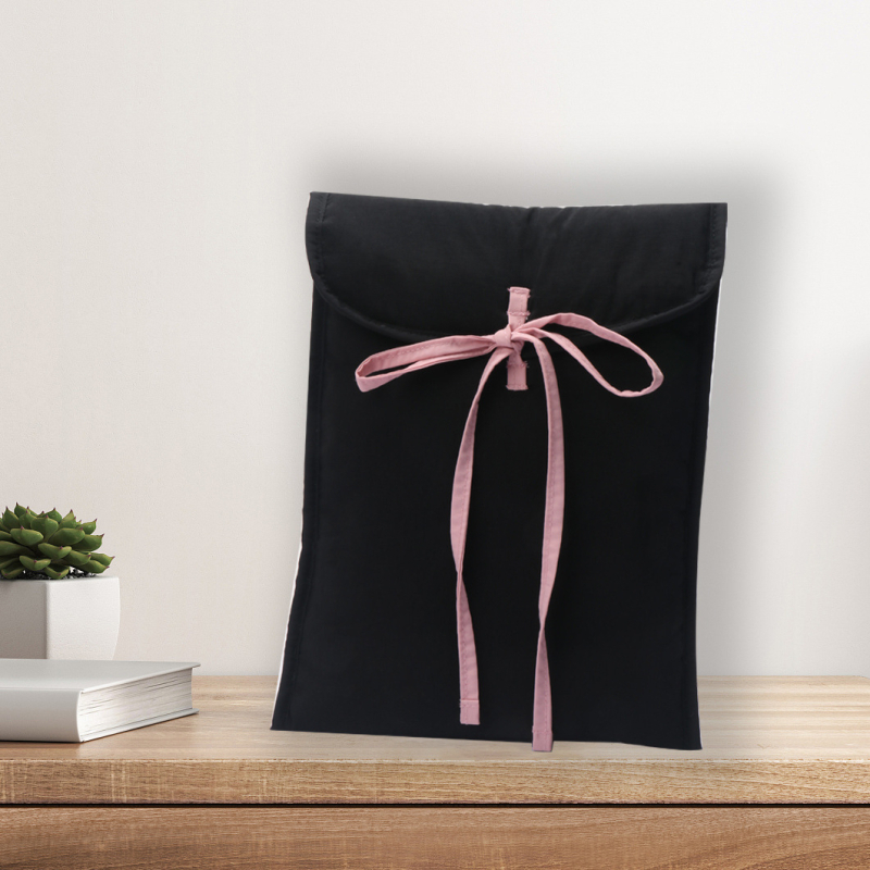 Geantă cu curea funda pentru laptop și tabletă, impermeabilă, ultra-ușoară, cu căptușeală din nailon, stil balet, pentru femei