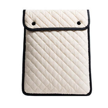 Husă din nylon pentru tabletă, cu model în carouri, căptușită cu poliester, respirabilă și impermeabilă, husă de depozitare protejată