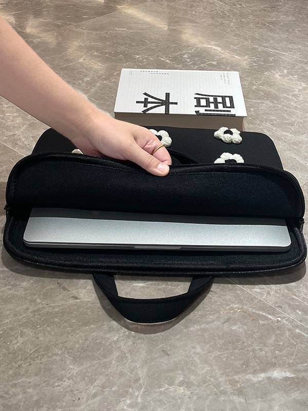 Torba za prijenosno računalo s cvjetnim uzorkom, 14-inčna, zaštitni navlaka protiv udara za 13/16-inčne uređaje i torbica za pohranu za iPad 11-inči, poliesterska