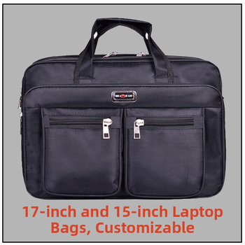 Meijie G078 Geantă pentru laptop din nailon, închidere cu fermoar, buzunare pentru laptop/tabletă/cameră, respirabilă, protecție anti-furt