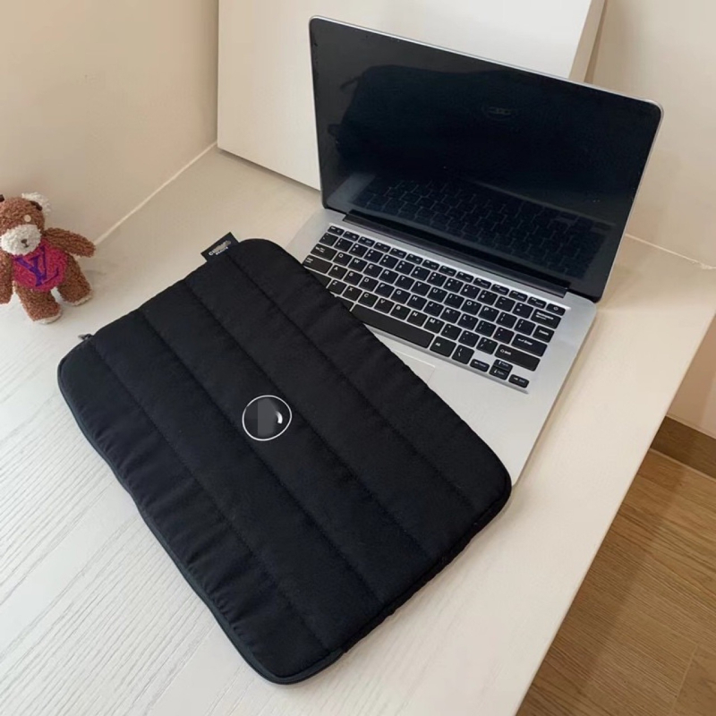 Torba za prijenosno računalo, vodootporna, pamuk, prugasti uzorak, podstava od platna, unisex