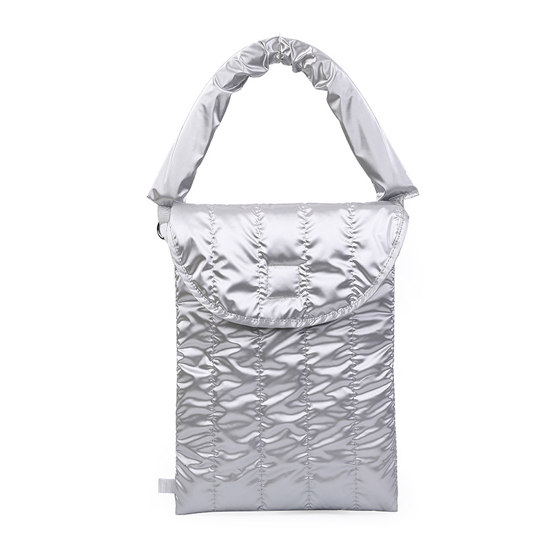 Quiltované ochranné púzdro s vyšívaným vzorom — ultra ľahké, proti krádeži a proti nárazom pre notebook a iPad; vonkajší polyester, vnútorná bavlna