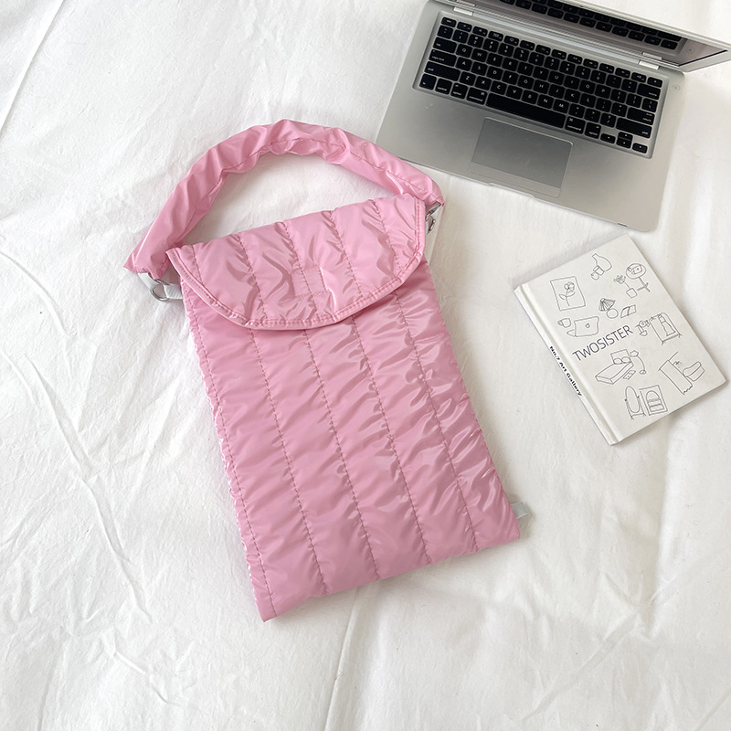 Quiltované ochranné púzdro s vyšívaným vzorom — ultra ľahké, proti krádeži a proti nárazom pre notebook a iPad; vonkajší polyester, vnútorná bavlna