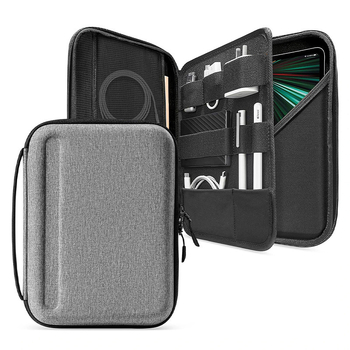 Husă de protecție iPad Pro pentru tabletă — carcasă rigidă EVA, impermeabilă, fermoar, mâner moale