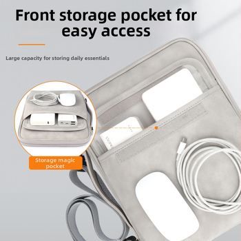 Crossbody taška na tablet - PU materiál, odolná voči opotrebeniu, znižuje zaťaženie, mestský štýl