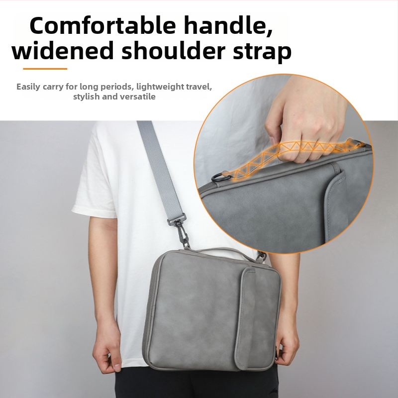 Crossbody taška na tablet - PU materiál, odolná voči opotrebeniu, znižuje zaťaženie, mestský štýl