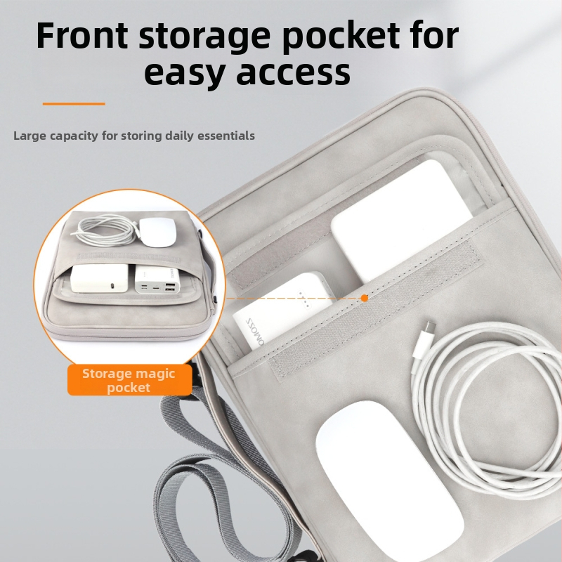 Crossbody taška na tablet - PU materiál, odolná voči opotrebeniu, znižuje zaťaženie, mestský štýl