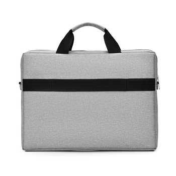 Nosič na rameno na notebook/tablet – Oxford látka, zipsové otvorenie, počítačová kapsa, polyesterové vnútro, jedna ramenná šnúrka, obchodný štýl